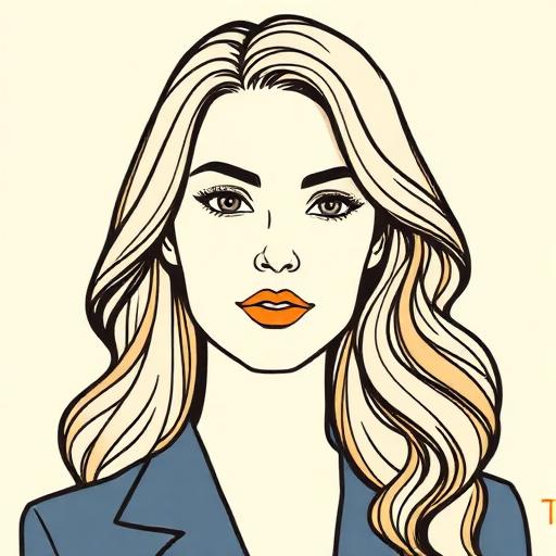 Illustrated portrait of Bianca Silvia Campean
