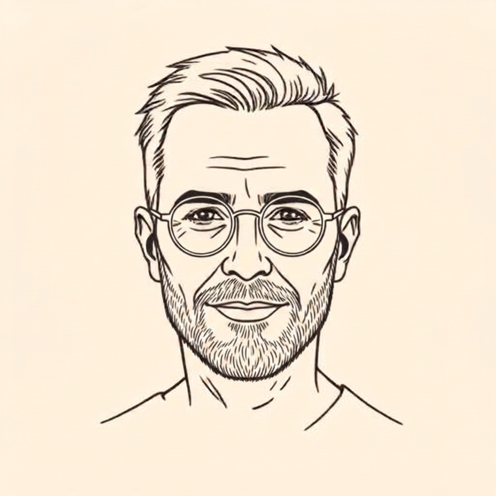 Illustrated portrait of Lee Walker